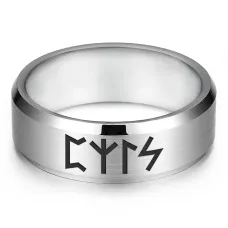 Кольцо с рунической формулой Ясновидение, р.9 KLL-091-9