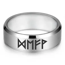 Кольцо с рунической формулой Новый уровень успеха и благополучия, р.10 KLL-096-10