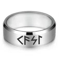 Кольцо с рунической формулой Энергия творчества, р.11 KLL-098-11