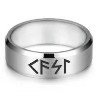 Кольцо с рунической формулой Энергия творчества, р.8 KLL-098-8