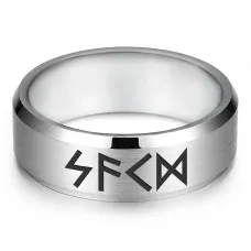 Кольцо с рунической формулой Стремление к знаниям, р.11 KLL-099-11