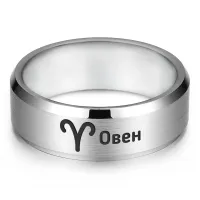 Кольцо Знаки Зодиака Овен, р.9 KLL-102-9