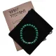 Браслет Знаки Зодиака - Весы с синт.камнем Малахит 8мм BSZ01-07