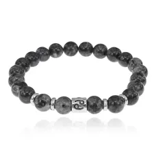 Браслет Знаки Зодиака - Рак с нат.камнем Лабрадор 8мм