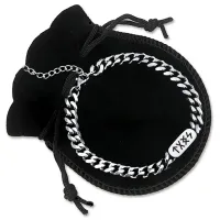 Браслет цепь из нержавеющей стали Мужская слава BSJ-003