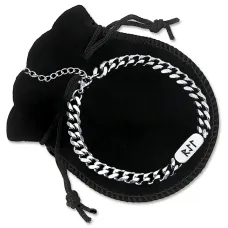 Браслет цепь из нержавеющей стали Руны Дороги (защита в пути) BSJ-033