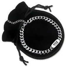 Браслет цепь из нержавеющей стали Удача в любви BSJ-037