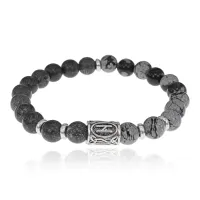 Рунический браслет Предупреждения и Защиты (Хагалаз) BSR4-11