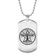 Жетон на цепочке Дерево жизни и Пентаграмма ACZ2-001