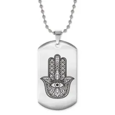 Жетон на цепочке Хамса ACZ2-005
