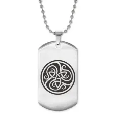 Жетон на цепочке Трикветр ACZ2-025