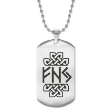 Жетон на цепочке Финансовая свобода ACZ2-074