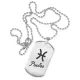 Жетон на цепочке Знаки Зодиака - Рыбы ACZ2-094