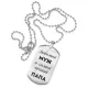 Жетон на цепочке Любимый муж ACZ2-211