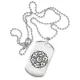 Жетон на цепочке Ом Мани Падме Хум ACZ2-243