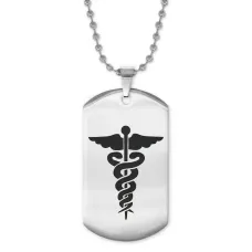 Жетон на цепочке Кадуцей ACZ2-245