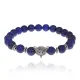 Браслет-амулет Лиса с нат.камнем Лазурит 8мм BSH-04-10S