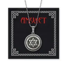 Амулет Звезда Давида и пентаграмма AMN-236