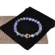 Браслет-амулет Хамса с нат. камнем Содалит 8мм BSHG-18