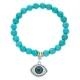 Стрейч-браслет от сглаза, бирюза, 8мм BJBS-425