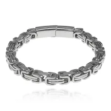 Браслет Цепь, 20,5см, цвет серебряный BS764-02