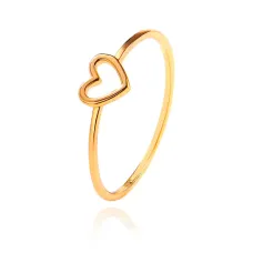 Кольцо Сердце, цвет золотой, размер 6 KL556-06