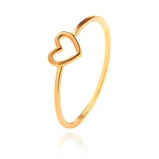 Кольцо Сердце, цвет золотой, размер 7 KL556-07