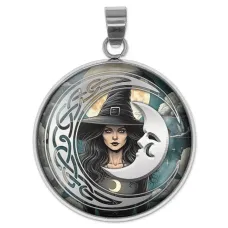 Кулон-амулет Руна Луна ALEN-040