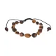 Плетеный браслет Тигровый глаз, 5мм BS814-01