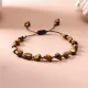 Плетеный браслет Тигровый глаз, 5мм BS814-01