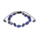 Плетеный браслет Лазурит, 5мм BS814-02