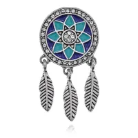 Серьга Ловец снов, 35х20х10мм SE291
