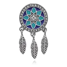 Серьга Ловец снов, 35х20х10мм SE291