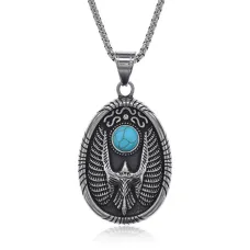 Амулет Сокол на цепочке, 4х3см ACN012