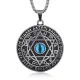 Амулет Глаз и Звезда Давида на цепочке, d.4см ACN015