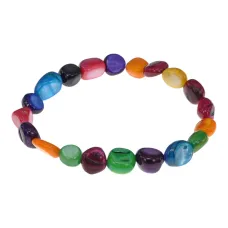 Браслет, 7,5мм, окрашенный перламутр BS817