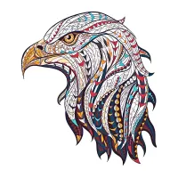 Термонаклейка Орел, 10,5х9см NKT009