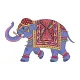 Термонаклейка Слон, 7,5х5см NKT012