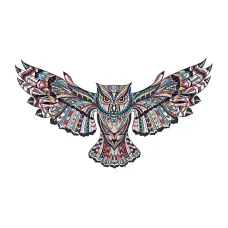 Термонаклейка Сова, 5,5х10см NKT013