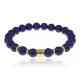 Браслет Знаки Зодиака - Водолей с нат.камнем Лазурит 8мм BSZ02-23
