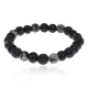 Браслет (лава, пластик и стекло), 8мм BJBS-415-02