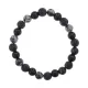 Браслет (лава, пластик и стекло), 8мм BJBS-415-02