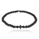 Браслет Крест (гематит и шунгит), 4мм BJBS-422