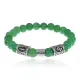 Рунический браслет Дева с нат.камнем Нефрит 8мм BSZ03-06
