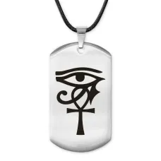 Жетон на шнурке Око Ра и Анкх ACZ-465