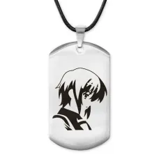 Жетон на шнурке Аниме девушка ACZ-466