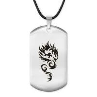 Жетон на шнурке Тату дракон ACZ-495