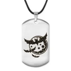 Жетон на шнурке Летучие мыши Полнолуние ACZ-521