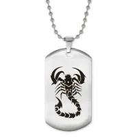 Жетон на цепочке Скорпион ACZ2-432