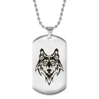 Жетон на цепочке Волк ACZ2-436